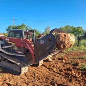 CAZO RECOGE PIEDRAS CON ALIMENTADOR HIDRAULICO 5000